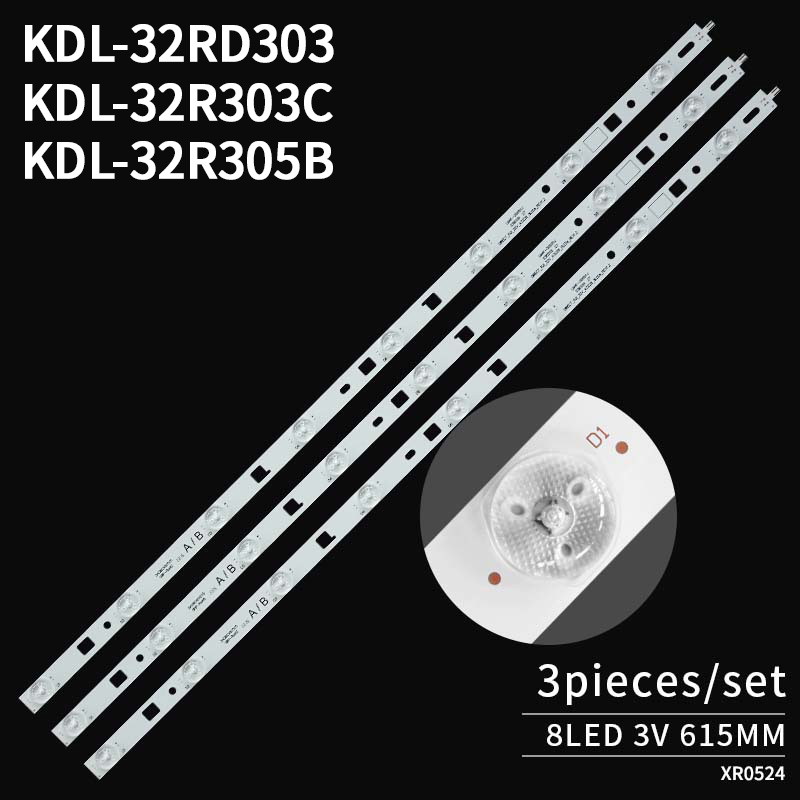 TV Backlight Strip DIRECT_FIJI_32V_A3228_8LEDs_REV1.2
