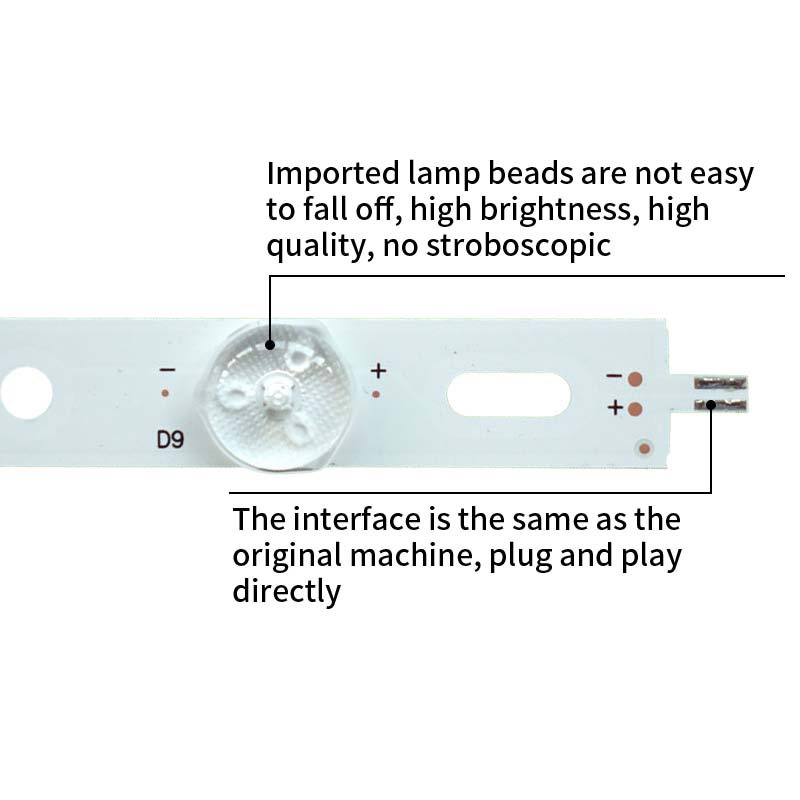 TV Backlight Strip DIRECT_FIJI_32V_A3228_8LEDs_REV1.2