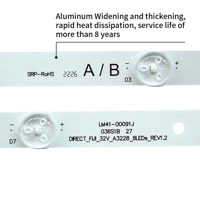 TV Backlight Strip DIRECT_FIJI_32V_A3228_8LEDs_REV1.2