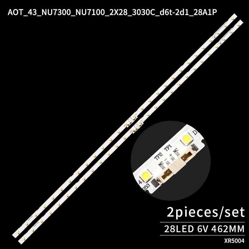 LED TV Backlight AOT-43-NU7100F2X28-3030Cd6T-2D1-28S1P REV.2 for 43NU7100U UE43NU7120U