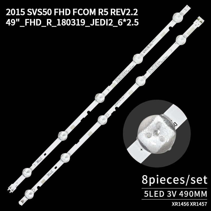 TV Backlight Strips 2015 SVS50 FHD FCOM R5 REV2.2 V8DN-490SMA-R1 for UN50J5200 UN50J5000A