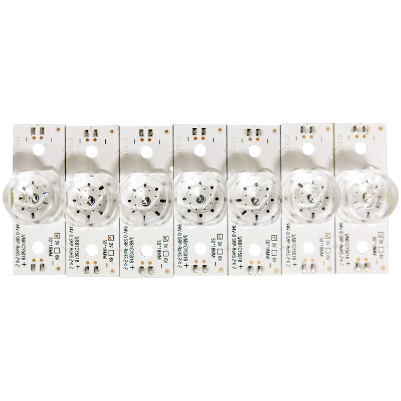 LED TV Backlight Strips Universal Concave Square Mirror 3/6V 40MM for TV Repairment Lamp Beads Assembly