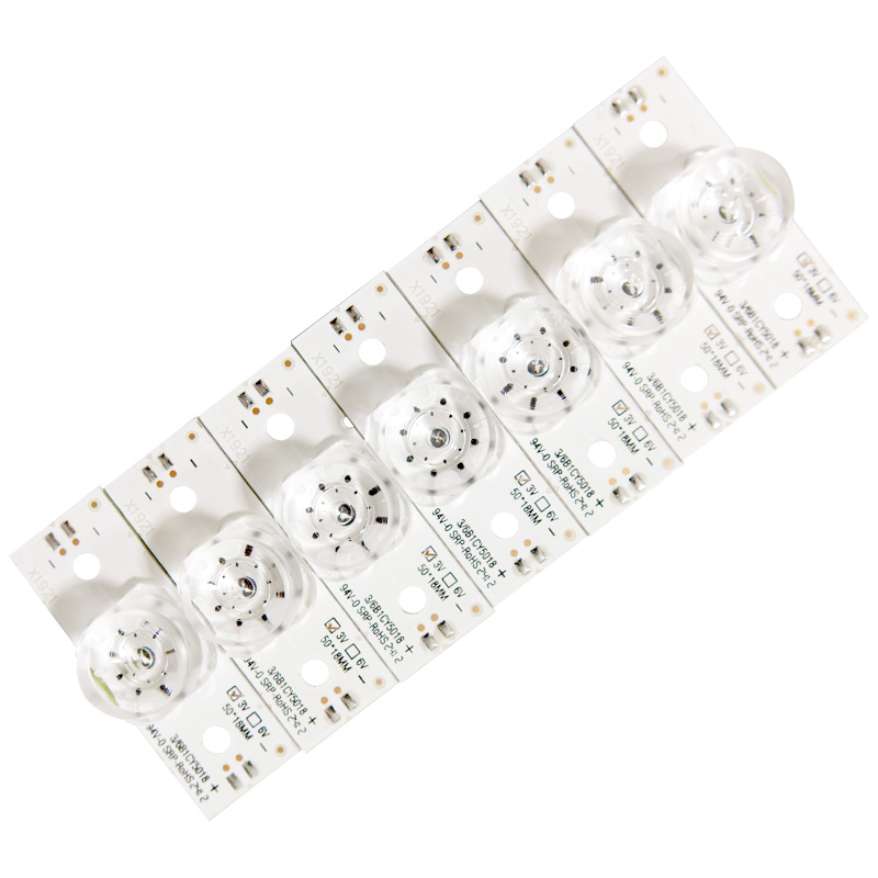 LED TV Backlight Strips Universal Concave Square Mirror 3/6V 40MM for TV Repairment Lamp Beads Assembly