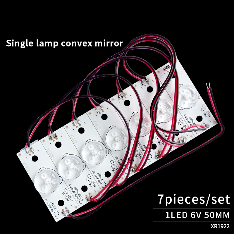 LED TV Backlight Strips Universal Convex Round Mirror 3/6V 40MM for TV Repairment Lamp Beads Assembly
