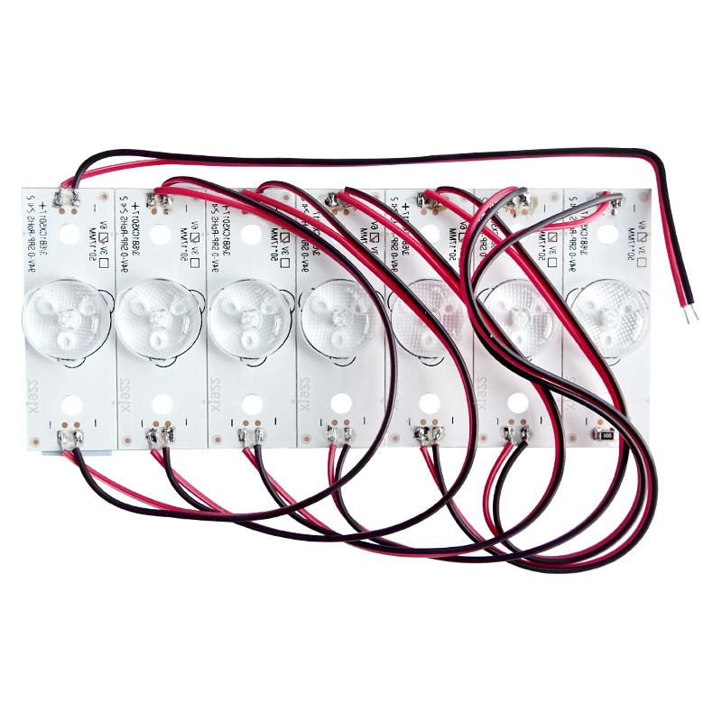 LED TV Backlight Strips Universal Convex Round Mirror 3/6V 40MM for TV Repairment Lamp Beads Assembly