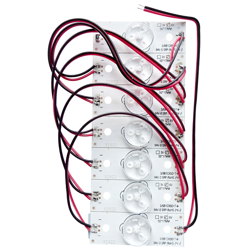 LED TV Backlight Strips Universal Convex Round Mirror 3/6V 40MM for TV Repairment Lamp Beads Assembly