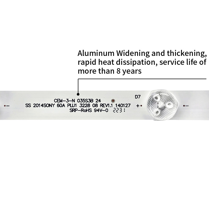 LED TV Backlight Strips SS 2014SONY 60A PLU1 3228 08 REV1.1 140127 for Sony KDL - 60W610B