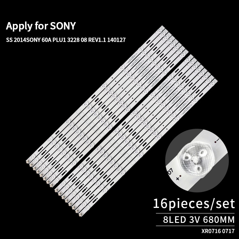 LED TV Backlight Strips SS 2014SONY 60A PLU1 3228 08 REV1.1 140127 for Sony KDL - 60W610B