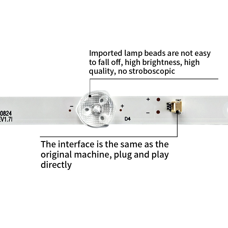 LED TV Backlight Strips ZX55ZC332M10A0A4  for Changhong 55D3P, 55D2P, 55U1A