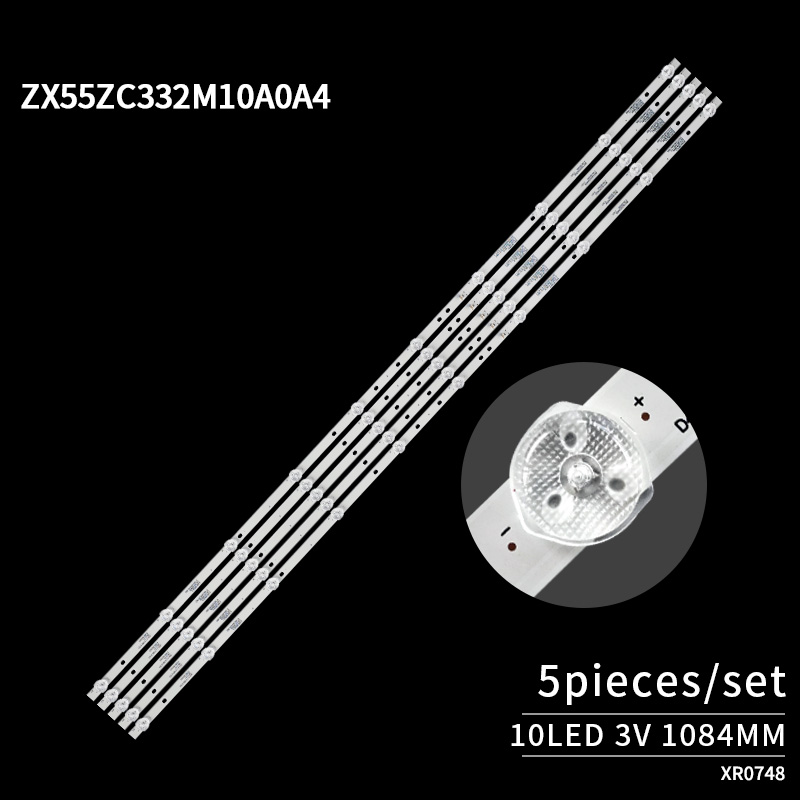 LED TV Backlight Strips ZX55ZC332M10A0A4  for Changhong 55D3P, 55D2P, 55U1A