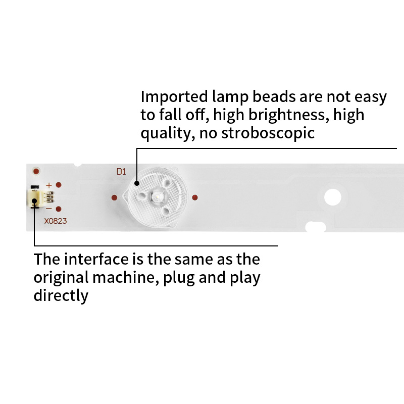 Backlight on Led TV HE32VJF2M74X00804787 103MA061L-B1 Hisense 106ma041L-B2 1128710 103ma061l-b1 for Hisense 32N2000, 32H3B, 32H30D