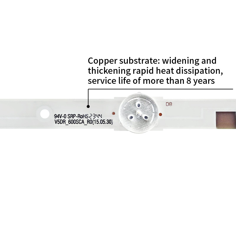 LED TV Backlight Strips V5DR_600SCB_R0(15.05.30)SN for Samsung UA60JS7200, UE60JU6800