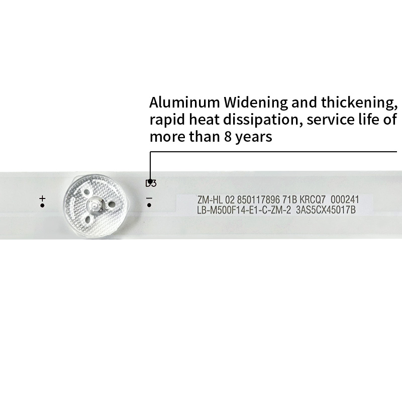 TV Backlight Strips CHGD50LB31_LED3030_V1.1_20200228, LB-M500F14-E1-C-ZM-2 for Changhong 50A1, 50S1, 50N1, 50D3700I, LED50D2000I, 50D2060G, 50J3000