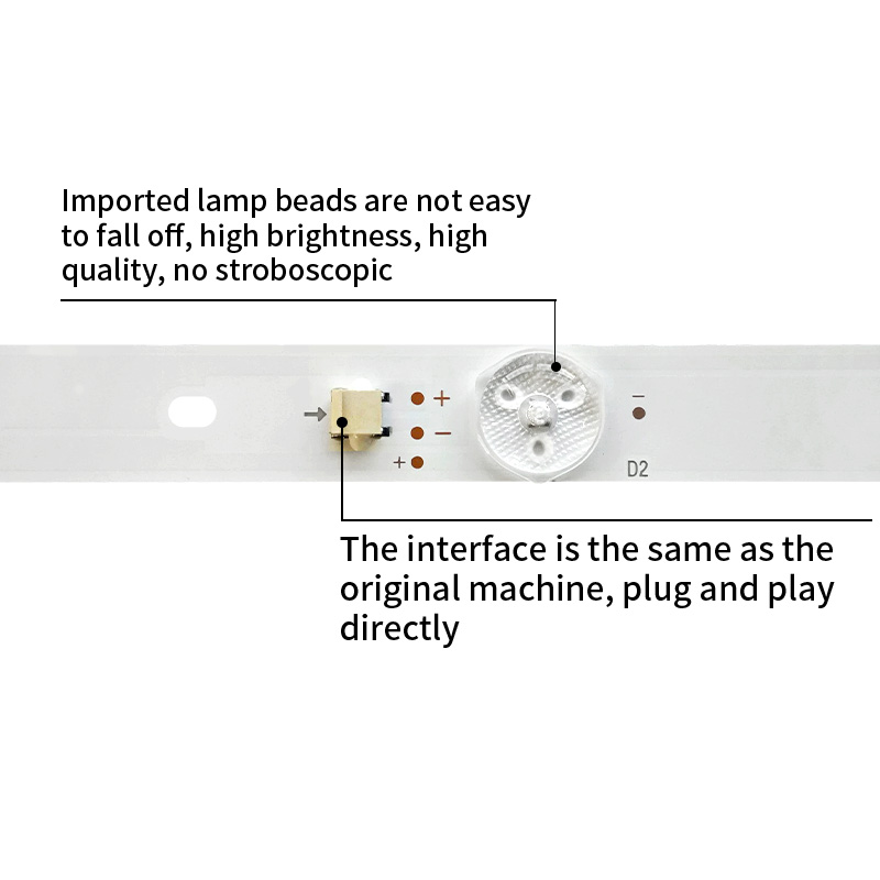 TV Backlight Strips DS58M61-DS01-V01 DSBJ-WG for Haier 58T82, 58T86, 58U1, 58U3, 58U5, 58U7, 58U9, 58V81, 58V82, 58V86