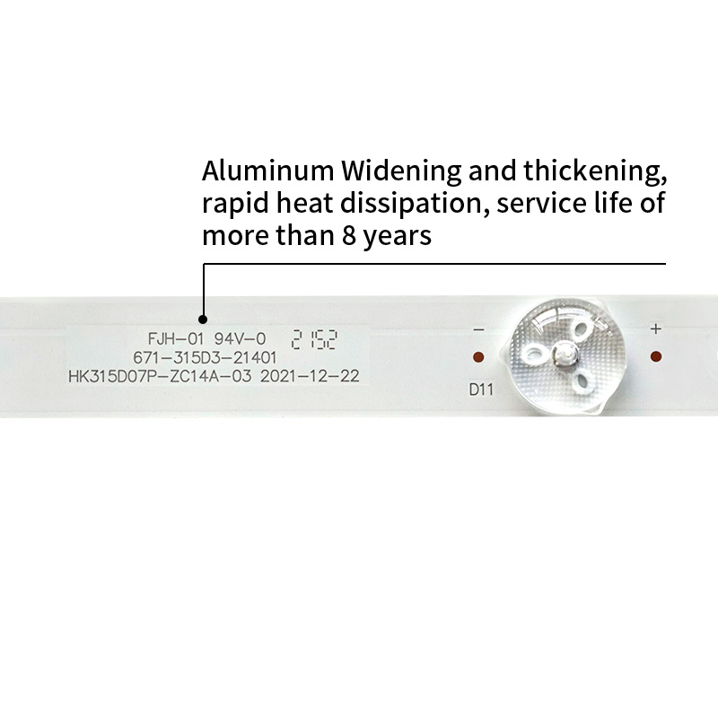 LED TV Backlight Strips HK315D07P-ZC14A, HK315D07M-ZC14A-03 2021-12-22 for HKC 32-inch TVs