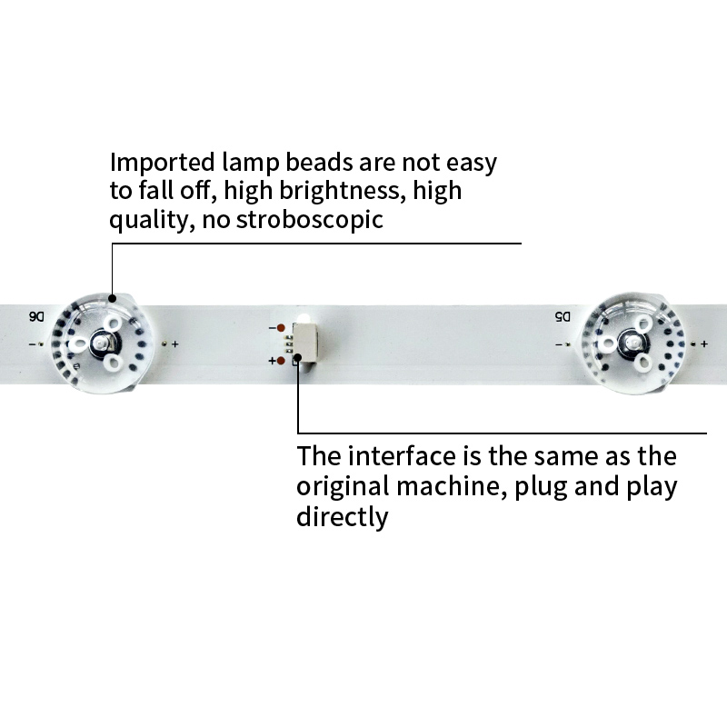 TV Backlight Strips JL.D550C1330-004AS-M-V03 55D12-ZC22AG-05 303TC550040A for TH-55FS435Q, 55D1200,55PHL5504/F8