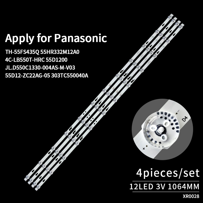 TV Backlight Strips JL.D550C1330-004AS-M-V03 55D12-ZC22AG-05 303TC550040A for TH-55FS435Q, 55D1200,55PHL5504/F8