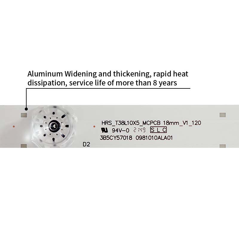 TV Backlight Strip TD805180C372B92101, CRH-K75EM30301207875-Rev1.1 for Unicom D7506 AK, Haier K755EMK