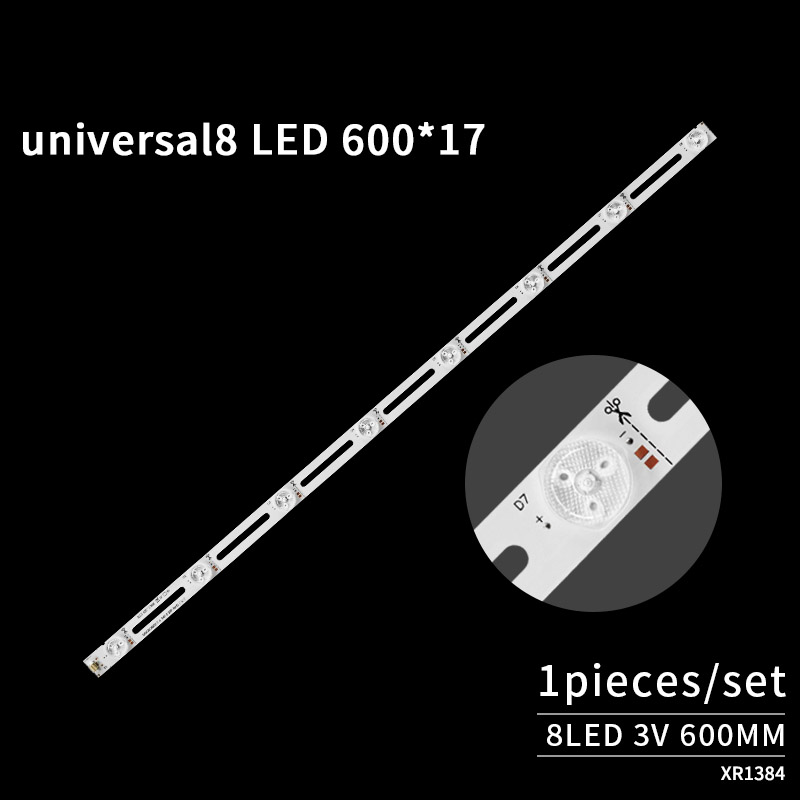 TV backlight replacement 3AS8CX60017universal, universal8 LED 600*17 for Universal