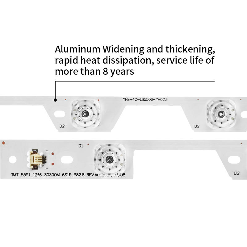 LED TV Backlight Strips 55'' V14 DRT Rev0.0 1 R1/R2/L1/L2-Type for Skyworth 55-inch Series