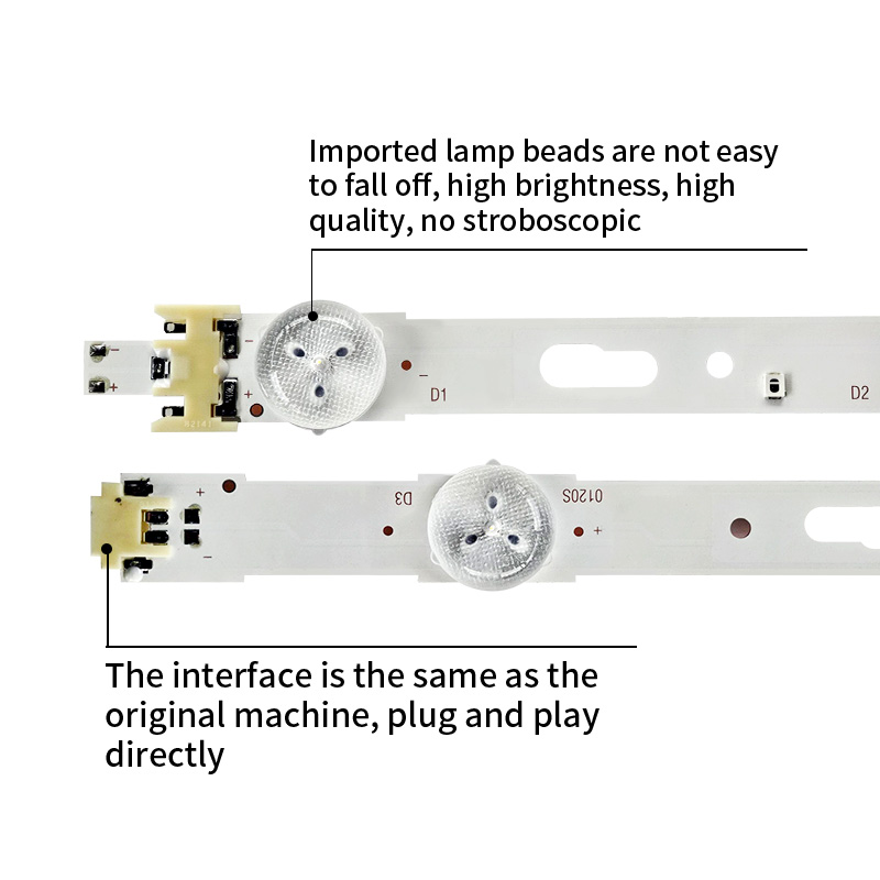 LED TV Backlight Strips S_5U75_40_FL_R05_REV1.4_15014_LM41-00210R,   V5DU-400DCB-R1 for  UE40JU6000U, UE40JU6000K