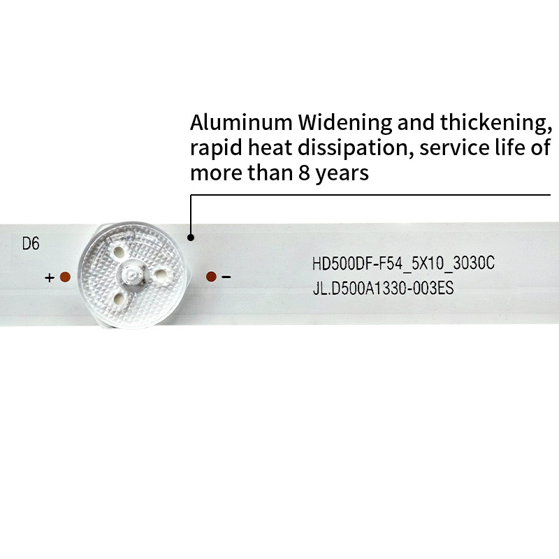 TV Backlight Strips SVH500A62_Rev02_10wicop_UBH+Silk_200728, HD500DF-F54_5X10_3030C, JL.D500A1330-003ES for Hisense LED50EC520UA, Hisense LED50EC320A
