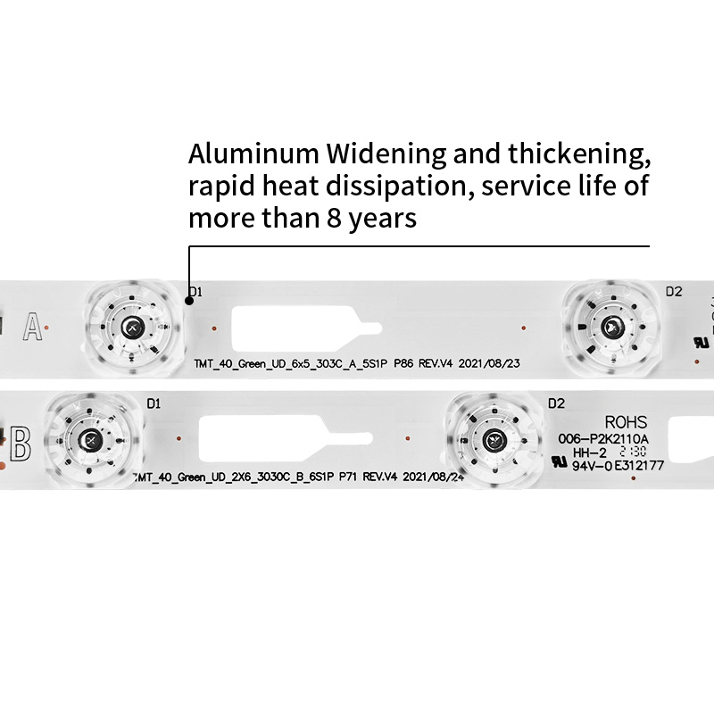 TV Backlight Strips TMT_40_Green_UD_6x5_303C_A_5S1P, 4C-LB4005-YH1A for TCL L40M90-UD