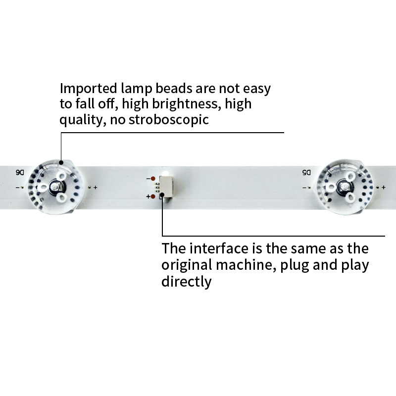 LED TV Light Strips JL.D550C1330-004AS-M-V03 55D12-ZC22AG-05 303TC550040A for TH-55FS435Q, 55D1200,55PHL5504