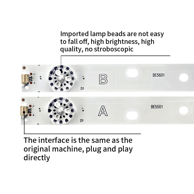 LED TV Backlight Strips JS-D-JP5020-A51EC(60714) JS-D-JP5020-B51EC(60714) for D50-F2000 LD-50SF6015BT