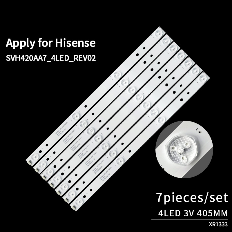 LED TV Backlight Strips SVH420AA7_4LED_REV02 for Hisense 43H6D 43H7C