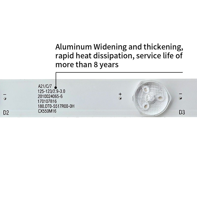 LED Backlight Strips CX55D15R-ZC21A-05 303CX550048 CX55D15L-ZC21A-05 303CX550047