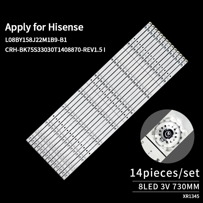 TV Backlight Strips L08BY158J22M1B9-B1 CRH-BK75S33030T1408870-REV1.5 I for 75D2003V2W4C1BX2-73015M HZ75E5A 75E3D TH-75FX520C
