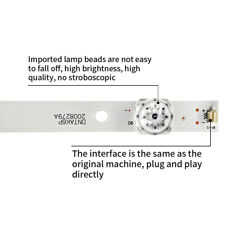 TV Backlight strips JS-D-JP65EK-062EC(80228) E65EK-P1000/600 for E65EK-P1000,E65EK-P600 ND55KS4000
