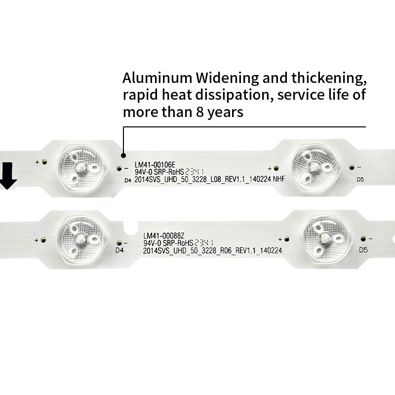 TV Backlight Strips 2014SVS_UHD_50_3228_R06_REV1.1_140224  2014SVS_UHD_50_3228_L08_REV1.1_140224 for SAMSUNG  UN50HU6900F UE50HU7000