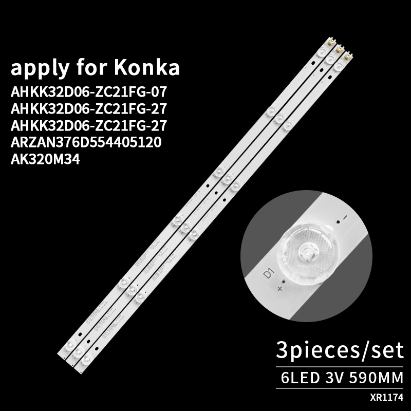 TV Backlighht Strips AHKK32D06-ZC21FG-07 AHKK32D06-ZC21FG-c7 AKZAN376D554405120   AK320M34 for LED32F360C, K32C, K32W,  ELEFT326
