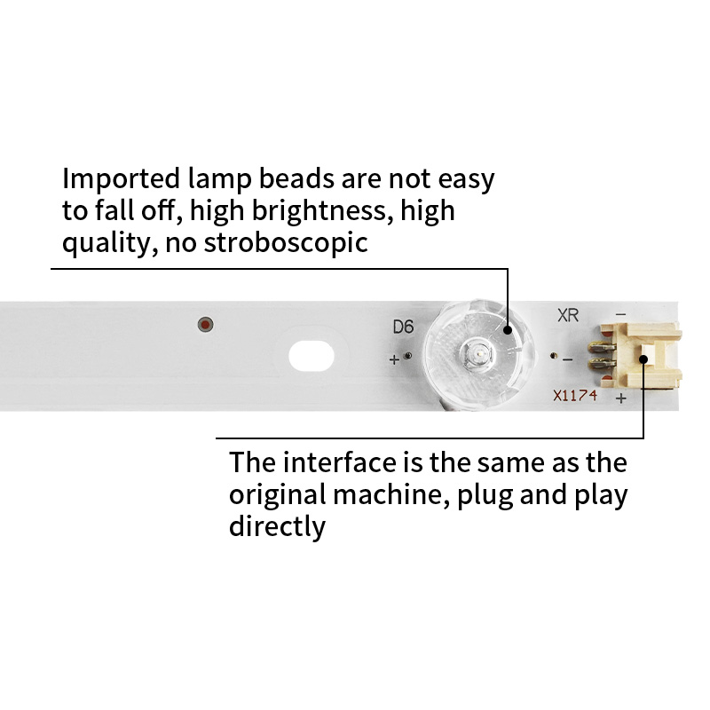 TV Backlighht Strips AHKK32D06-ZC21FG-07 AHKK32D06-ZC21FG-c7 AKZAN376D554405120   AK320M34 for LED32F360C, K32C, K32W,  ELEFT326