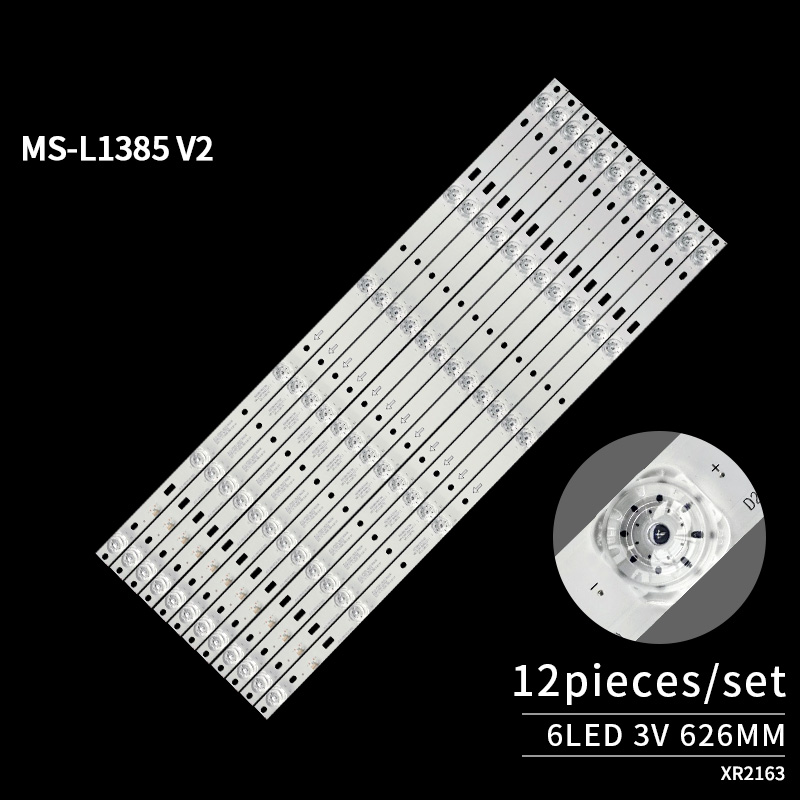 LED TV Backlight Strips MS-L1385 V2 YSL-L E479275 94V-0 for Lehua 65QHQJP