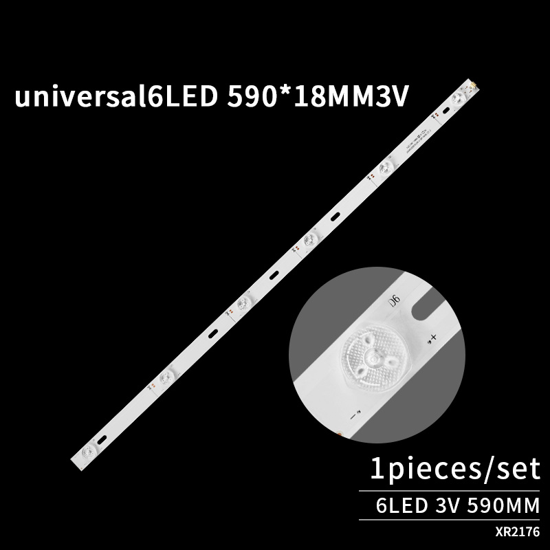 LED TV Backlight Strips universal6LED 590*18MM(3V)