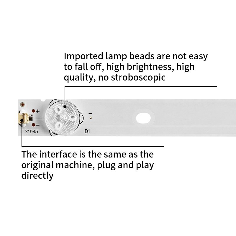 TV Backlight Strips 200-100-29TV02X5-D for 29-inch TVs