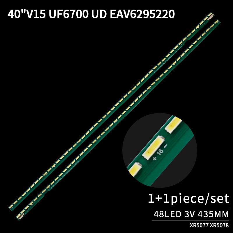 LED TV Backlight strips 40 V15UF6700 UD Rev03 9 R/L-Type EAV62952201 for 40UF770V HC400EQN-VCEQ1-212X MAK63207101 40UF6700